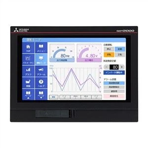 Mitsubishi 7 Zoll Wide TFT Panel HMI Graphic Operator Terminal GT2107 reduziert WTBD
