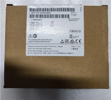 6ES7215-1HG40-0XB0 Siemens CPU, SIMATIC S7, 16I/P, 12O/P, 24V