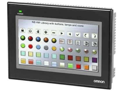 Omron Touchscreen NB7W-TW00B-V1, 7 Zoll, TFT-LCD, Farbe, 800 × 480 Punkte